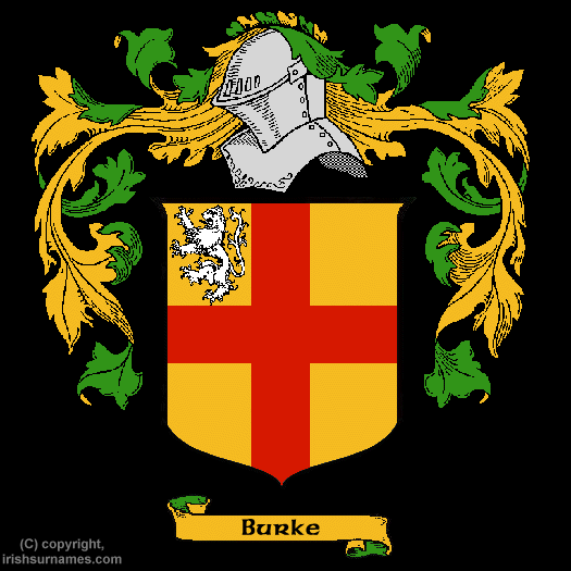 Bourke surname coat of arms