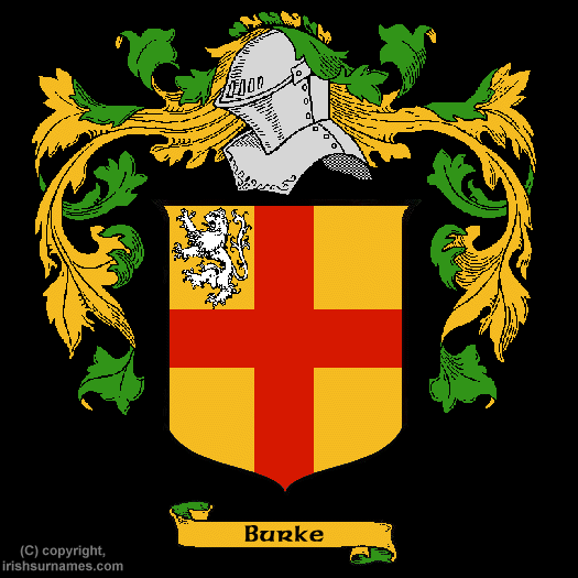 Bourke surname coat of arms Images