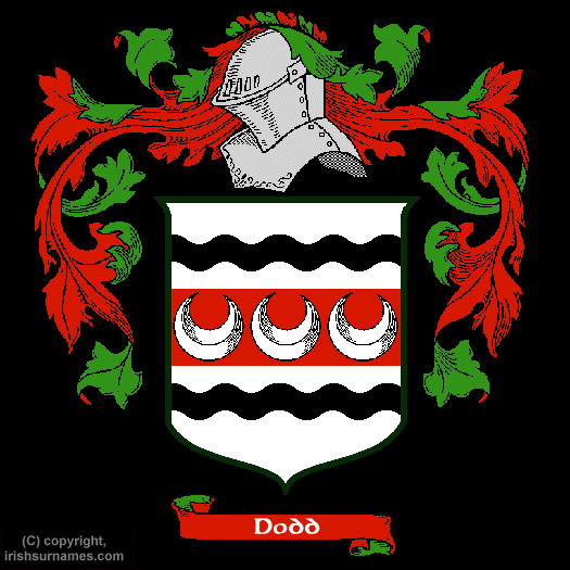 Dodd coat of arms, family crest and Dodd family history