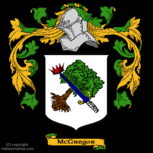 McGregor Family Crest, Click Here to get Bargain McGregor Coat of Arms Gifts