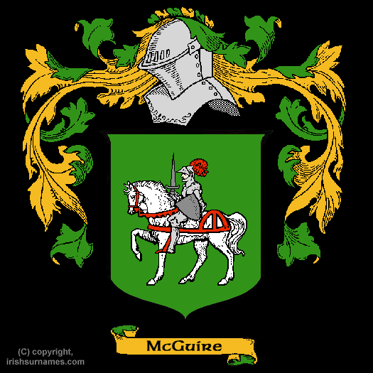 Click Here to view McGuire family crest gifts
