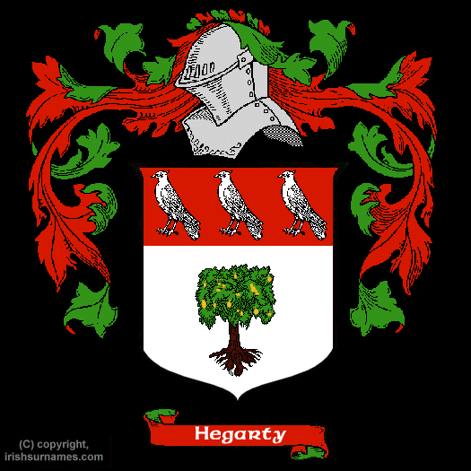 Hegarty Coat of Arms, Family Crest - Click here to view