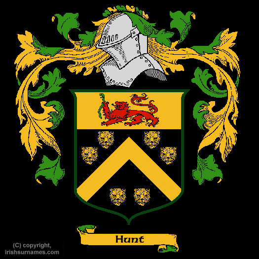 Hunt family crest