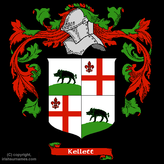 Kellett family crest