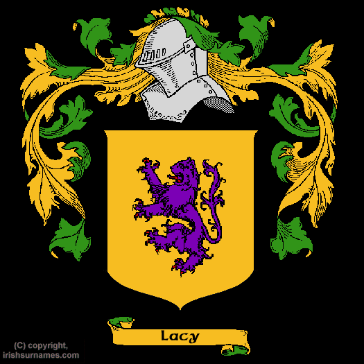 Lacy Coat of Arms, Family Crest - Click here to view