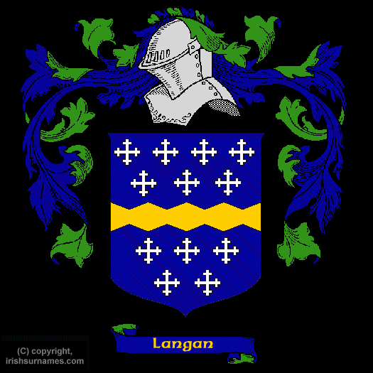 Langan family crest
