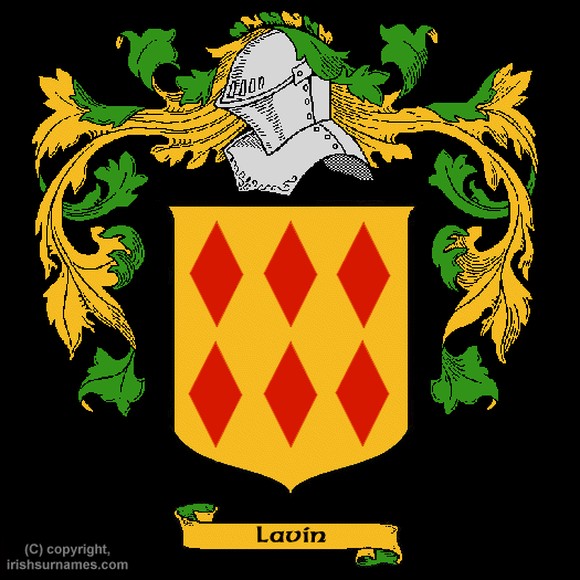 Lavin family crest