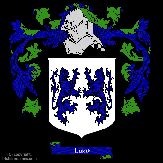 Law Coat of Arms, Family Crest - Click here to view