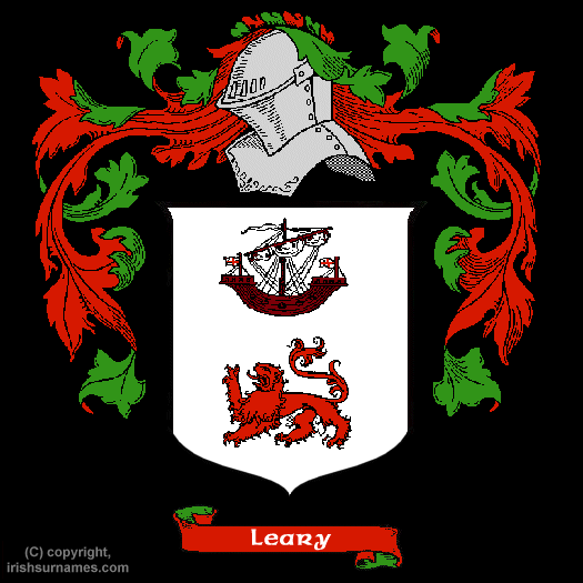 Leary family crest
