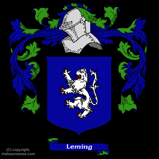 Leming Coat of Arms, Family Crest - Click here to view
