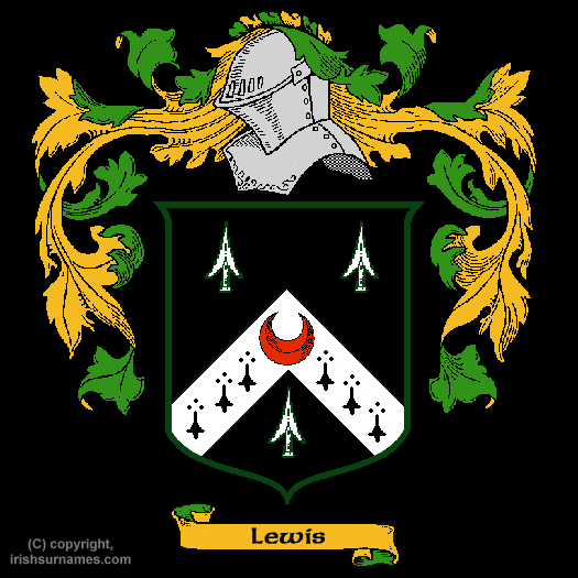 Lewis Coat of Arms, Family Crest - Click here to view