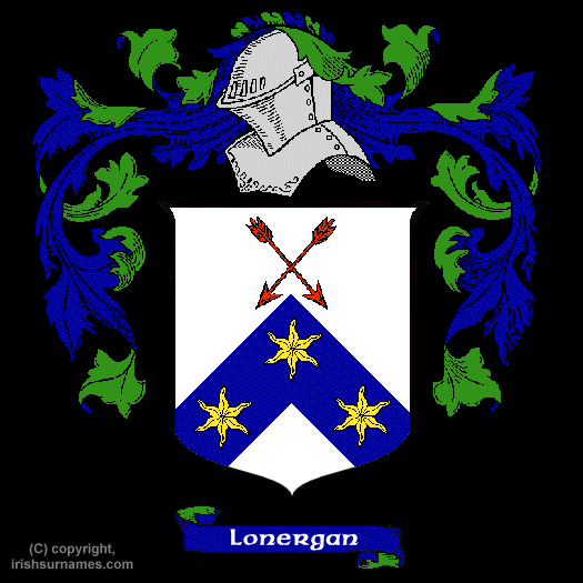 Lonergan Coat of Arms, Family Crest - Click here to view