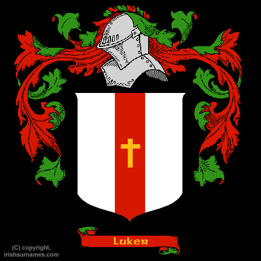 Luker Coat of Arms, Family Crest - Click here to view