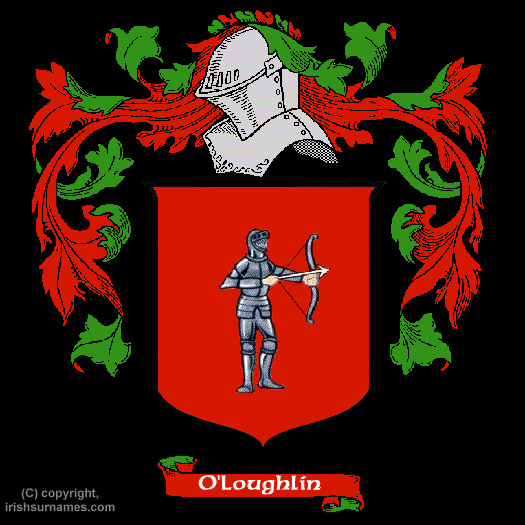 O'Loughlin Coat of Arms, Family Crest - Click here to view