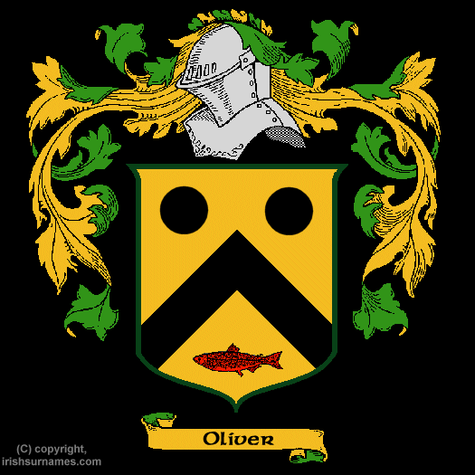 Oliver Coat of Arms, Family Crest - Click here to view