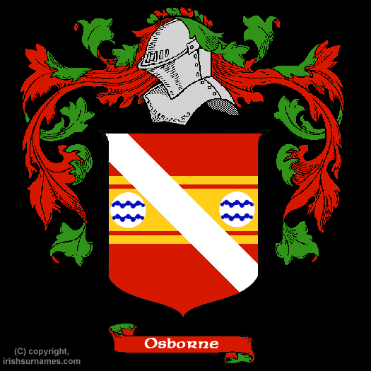 Osborne Coat of Arms, Family Crest - Click here to view