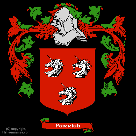 Parrish family crest