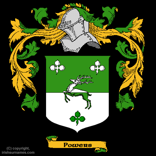 Powers family crest