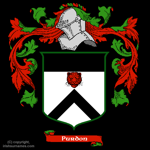Purdon family crest