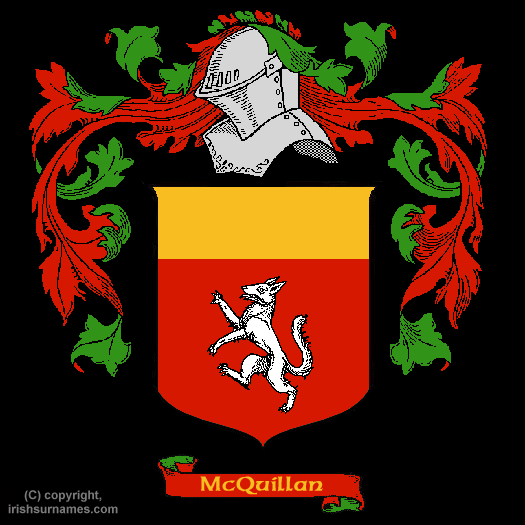 Mcquillan family crest