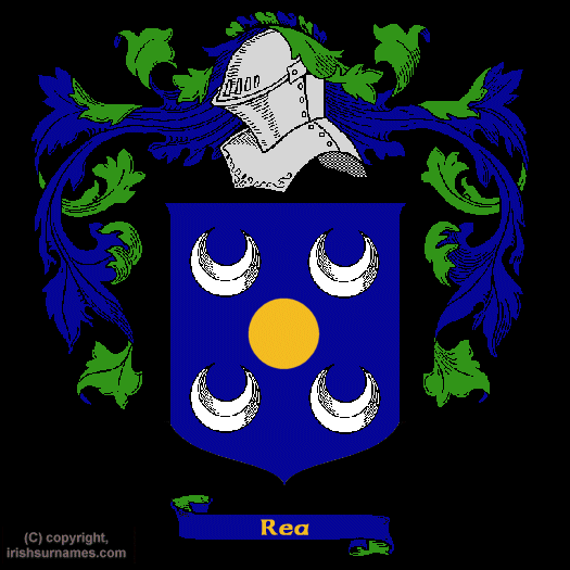 Rea Coat of Arms, Family Crest - Free Image to View - Rea ...