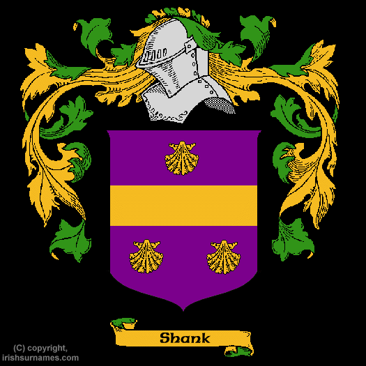 Shank family crest