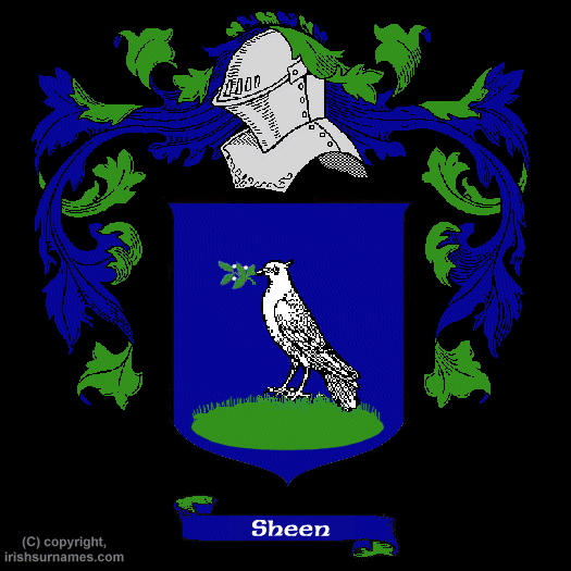 Sheen family crest