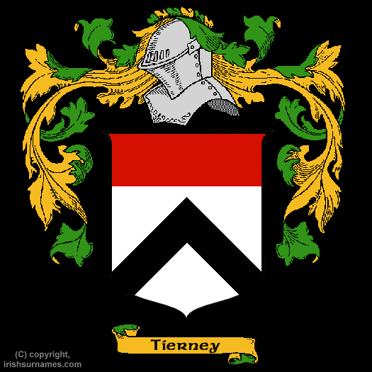 Tierney Coat of Arms - Click here to view