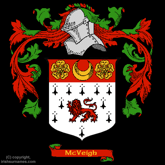 McVeigh Coat of Arms, Family Crest - Click here to view