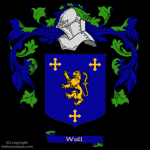 Wall family crest