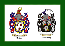 Double Print with Family Crest