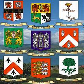 Irish Coat Of Arms Family Crest 100 Free Irish Surnames Images