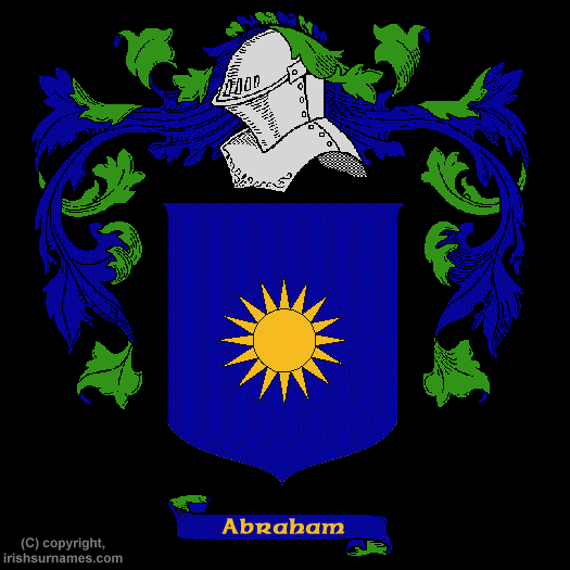 Abraham Coat of Arms, Family Crest - Click here to view