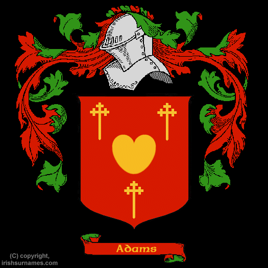 Adams Coat of Arms, Family Crest - Click here to view