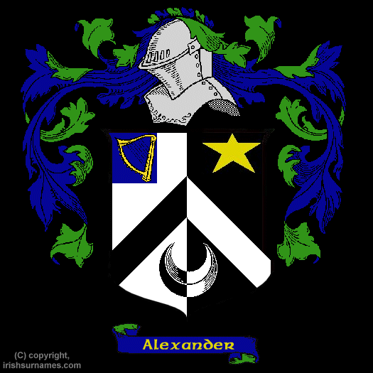 Alexander Coat of Arms, Family Crest - Click here to view