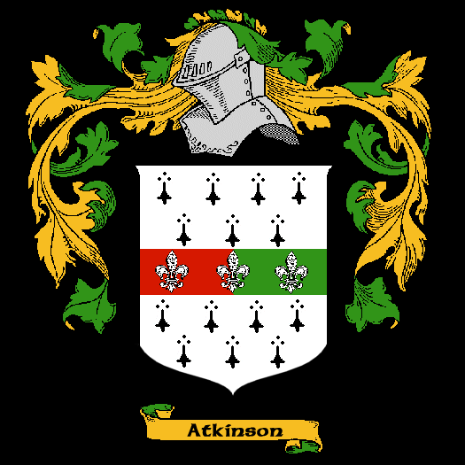 Atkinson Coat of Arms, Family Crest - Click here to view