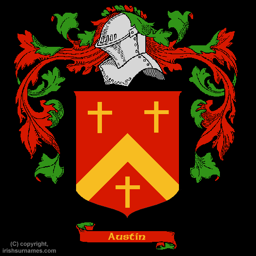 Austin Family Crest, Click Here to get Bargain Austin Coat of Arms Gifts