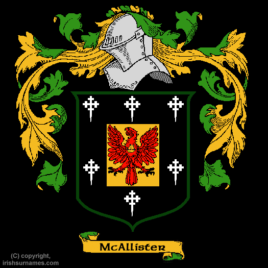 Mcallister Family Crest, Click Here to get Bargain Mcallister Coat of Arms Gifts