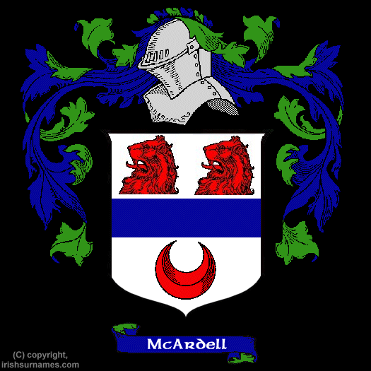 Mcardell Coat of Arms, Family Crest - Click here to view