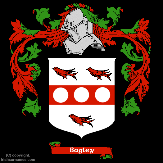 Bagley Coat of Arms, Family Crest - Click here to view