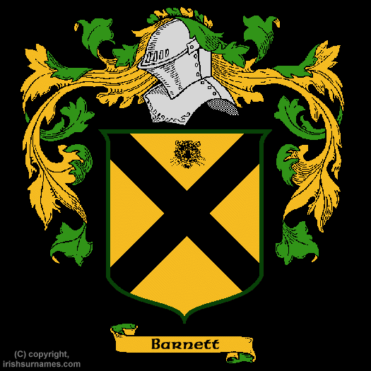 Barnett Coat of Arms, Family Crest - Click here to view