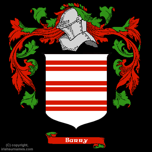 Barry Family Crest, Click Here to get Bargain Barry Coat of Arms Gifts