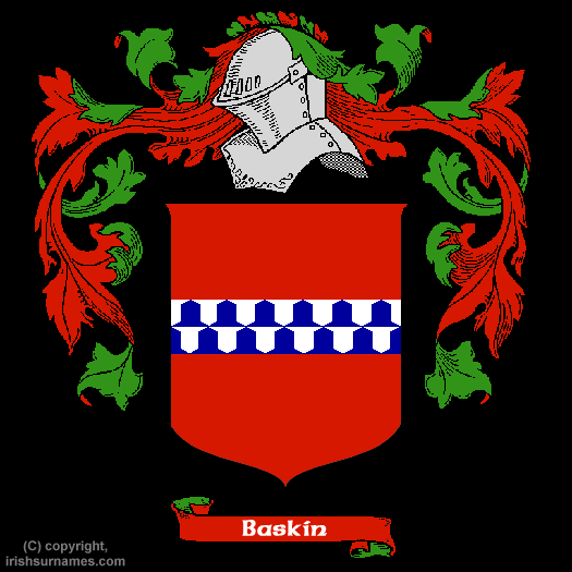 Baskin / Coat of Arms, Family Crest - Click here to view
