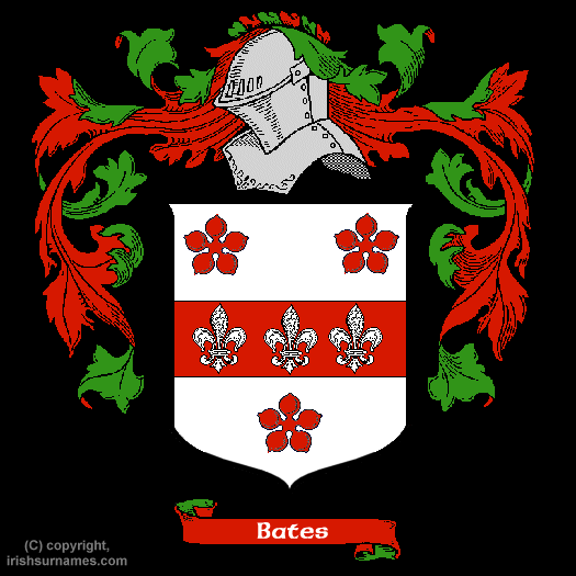 Bates Coat of Arms, Family Crest - Click here to view