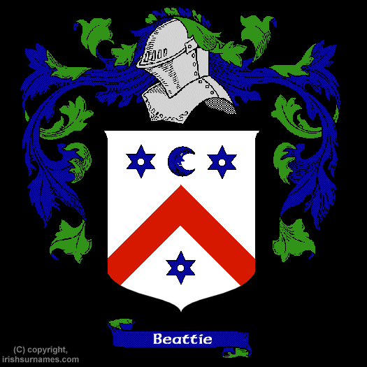Beattie Coat of Arms, Family Crest - Click here to view