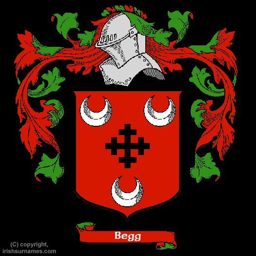 Begg Family Crest, Click Here to get Bargain Begg Coat of Arms Gifts