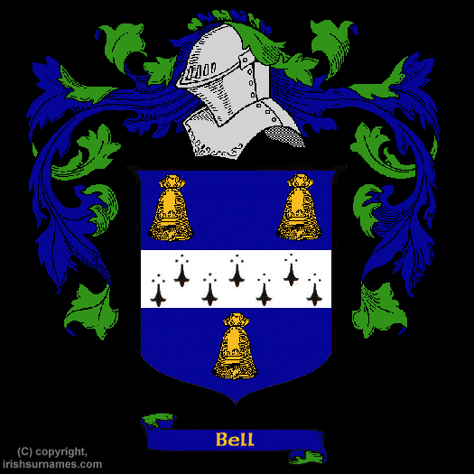 Bell Coat of Arms, Family Crest - Click here to view