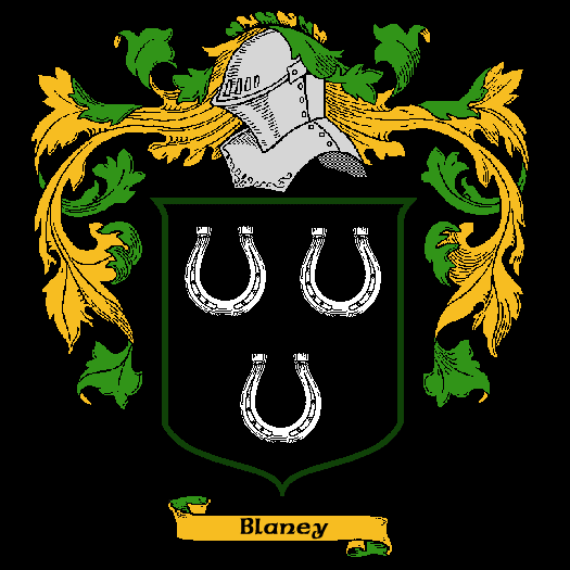 Blaney Coat of Arms, Family Crest - Click here to view