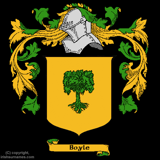 Boyle Coat of Arms, Family Crest - Click here to view
