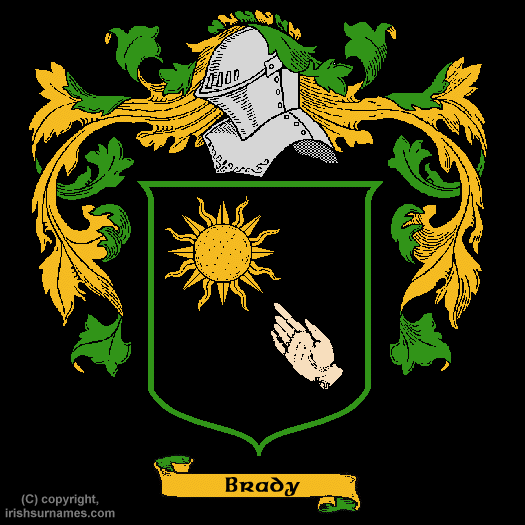 Brady / Coat of Arms, Family Crest - Click here to view